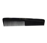 Hercules Sägemann 3560 - Pettine professionale per tagliare i capelli, in gomma naturale, con 2 denti grossolani e sottili, 7,25 pollici, speciale pettine flessibile e extra lungo, per denti lunghi