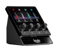 HERCULES Stream 100, Intuitivo Controller Audio per Gestire i Livestream in Tempo Reale, Fino a 8 Brani, Schermo LCD, Codificatori ad Alta Risoluzione, 4 Pulsanti Azione, Interfaccia Personalizzabile