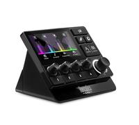 Hercules Stream 200 XLR - Controller audio con scheda audio | Controller audio con preamplificatore XLR, LCD 4,3 pollici, ingresso ottico, mix Creator/Listener, 4 encoder