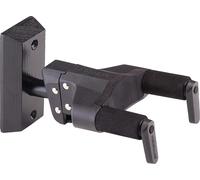 Hercules Supporto Chitarra Muro Gancio Parete Autobloccante Universale Nero