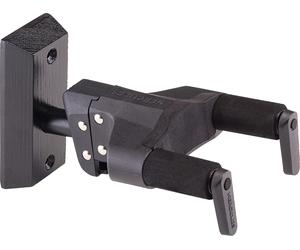 Hercules Supporto Chitarra Muro Gancio Parete Autobloccante Universale Nero