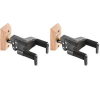 Hercules - Supporto da parete per chitarra Base in legno PLUS legno (Confezione da 2)