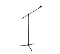 Hercules Supporto per microfono, 111,5-168 cm, forca, 2 in 1, EZ Grip, tripla