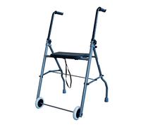 Herdegen - Deambulatore pieghevole a due ruote, girello, per anziani comodo e leggero