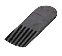 Herdim Piastra dentata in ferro da 18 mm, suola ad arco