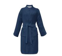 Herding Accappatoio kimono TOM TAILOR, taglia L, 100% cotone, CLASSIC BATHROBE Blu (Dark Navy)