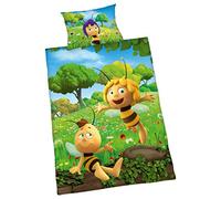 Herding APE MAIA Set di Biancheria da Letto Reversibile per Bambini, Copripiumino 100 x 135 cm, Federa 40 x 60 cm, Cotone