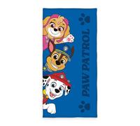 Herding Asciugamano da bagno Paw Patrol, circa 70x140 cm, 100% cotone/velluto, blu