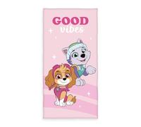 Herding Asciugamano da bagno Paw Patrol, circa 70x140 cm, 100% cotone/velluto, rosa