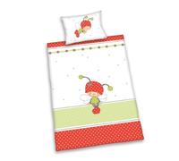 Herding Baby Best Set di Biancheria da Letto Reversibile per Bambini, Lara Coccinella, Copripiumino 100 x 135 cm, Federa 40 x 60 cm, Cotone Renforcé