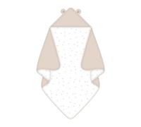 Herding babybest Coperta con cappuccio Little Bear, 80 x 80 cm, 100% Cotone