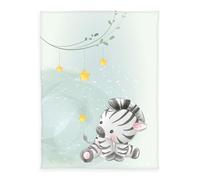 Herding babybest Coperta in Pile Microfibra con Zebra, 75 x 100 cm, 100% Poliestere