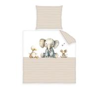 Herding Biancheria da letto Culla babybest, Cuddle Crew, federa 40x60 cm circa, copripiumino 80 x 80 cm circa, con fascia e cerniera hotel, 100% cotone/Renforcé