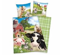 Herding Biancheria Da Letto Farm World Fattoria Animali 135 X 200 Cm 100% Cotone
