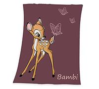 Coperta per bambini Disney Bambi Marron 100x75 cm