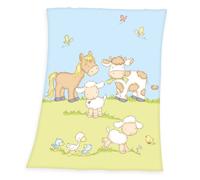 Herding Coperta Morbida Baby Multicolore 75 x 100 cm Fattoria Animali