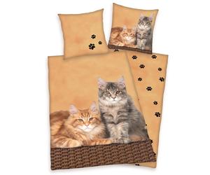 Herding Copripiumino Reversibile Set Letto Gatti 135 X 200Cm