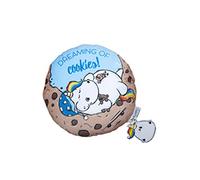 Herding Cuscino Decorativo Rotondo, Unicorno Pummeleinhorn, Stampa Reversibile Ø 30 cm, Multicolore