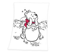 Herding Disney Winnie The Pooh Coperta Plaid in Microfibra, Multicolore, 100 x 75 cm