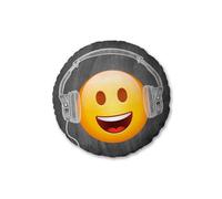 Herding Emot!x - Cuscino Rotondo in Poliestere e Velboa Morbido, 40 cm