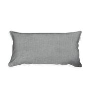 Herding Fodera per cuscino TOM TAILOR Melange, 40x80 cm, 40% cotone/ 25% viscosa/ 35% poliestere, con orlo rialzato e cerniera con marchio, TESSUTO Grigio MELANGE (grigio tenue)
