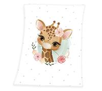 Herding Giraffa, Coperta in Pile Microfibra, 75 x 100 cm, 100% Poliestere
