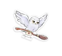 Herding Harry Potter Cuscino a forma di gufo Edvige, 42x37,5x5 cm, Cuscino con licenza ufficiale raffigurante il gufo delle nevi di Harry, Cuscino decorativo di alta qualità, 100% poliestere, Bianco