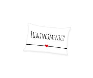 Herding Lieblingsmensch Cuscino Velboa Morbido, Polyester, 40 x 40 cm, 30 x 50 cm