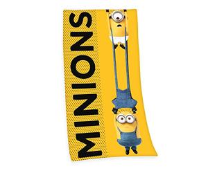 Herding Minions 2 - Telo mare in spugna velour, cotone, multicolore, 75 x 150 cm