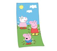 Herding PEPPA PIG Telo mare, 75 x 150 cm, Cotone/Velour, Multicolore