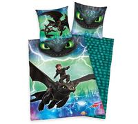 Herding Set Di Biancheria Da Letto Dragons 100% Cotone 135 X 200 Cm