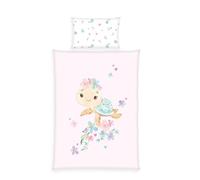 Herding Set di Biancheria da Letto, Little Turtle, Federa 40 x 60 cm con Chiusura a Busta, Copripiumino 100 x 135 cm con Cerniera, 100% Cotone/Renforcé