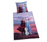 Herding Set Copripiumino Disney Frozen 2 Biancheria da Letto, Lino, Multicolore, alla Tedesca