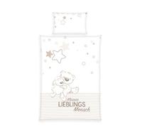 Herding Set di Biancheria da Letto Reversibile per Bambini, Kleiner Lieblingsmensch, Copripiumino 100 x 135 cm, Federa 40 x 60 cm, Cotone/Renforcé