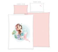 Herding Set Di Letto Per Bambini Sirena Rosa 2 Pezzi 100 X 135 Cm Cotone