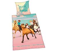 Herding SPIRIT Set di Biancheria da Letto Reversibile, Copripiumino 135 x 200 cm, Federa 80 x 80 cm, Cotone/Renforcé