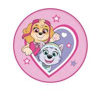Herding Tappeto Rotondo Paw Patrol, Ø 80 cm, Parte Anteriore: 100% Poliammide