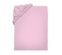 Herding Young Collection Lenzuolo con angoli in jersey, 180-200 x 200 cm, 100% cotone/jersey, rosa