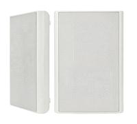 Herdio 5.25" 240W Ultra-Slim Home Theater Wall Speakers (A Pair, White) - Wall-Mountable Design with Crisp Clear Sound and Durable Construction for Immersive Home Entertainment