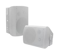 Herdio 6.5'' Diffusori da esterno impermeabile cablato 400 Watt con bassi potenti, Altoparlanti da esterno a parete per patio garage terrazza coperta(bianco)