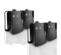 Herdio Altoparlanti Bluetooth da 8 pollici per interni ed esterni, impermeabili, colore nero