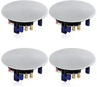 Herdio Altoparlanti da soffitto da 10,2 cm, 160 W, 2 vie, montaggio a incasso, perfetti per bagno, cucina, soggiorno, ufficio