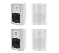 Herdio Altoparlanti Esterni 4'', Altoparlante Impermeabile Montato A Parete, Compatibile con Bluetooth Stagioni, Patio, Home Party 400 W