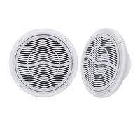 Herdio Altoparlanti marini da 6,5 pollici, sistema stereo per barche impermeabile da 120 W venduto in coppia, bianco