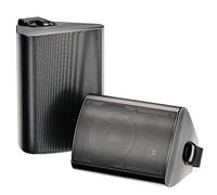 Herdio Diffusori da esterno da 6.5'',Altoparlanti da esterno impermeabile con montaggio a parete con stereo espansivo, durata per tutte le stagioni, per patio, feste in casa 400W(Nero)