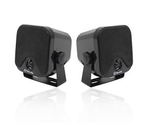 Herdio Diffusori Esterni Da 100 W 4" Sistema Stereo Impermeabile Marino per Barca, Ristorante, Negozio, Giardino, Camper, Camion ATV UTV Motocicletta. (Vendute a Coppia)