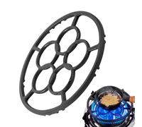 Herdrost in ghisa, robusto anello per bruciatore, griglia resistente al calore, stabile e antiscivolo, stabilizzatore per piastre, ideale per cucina, pentole, casa, giardino, picnic, barbecue, come