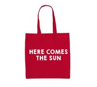 Here Arriva il Sole - Tela Borsa Grande - Musica Lennon Testo Canzone Ventola