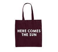 Here Arriva il Sole - Tela Borsa Grande - Musica Lennon Testo Canzone Ventola