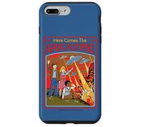 Here Comes the Apocalypse UFO Retro Funny Adult Humor Custodia per iPhone 7 Plus/8 Plus